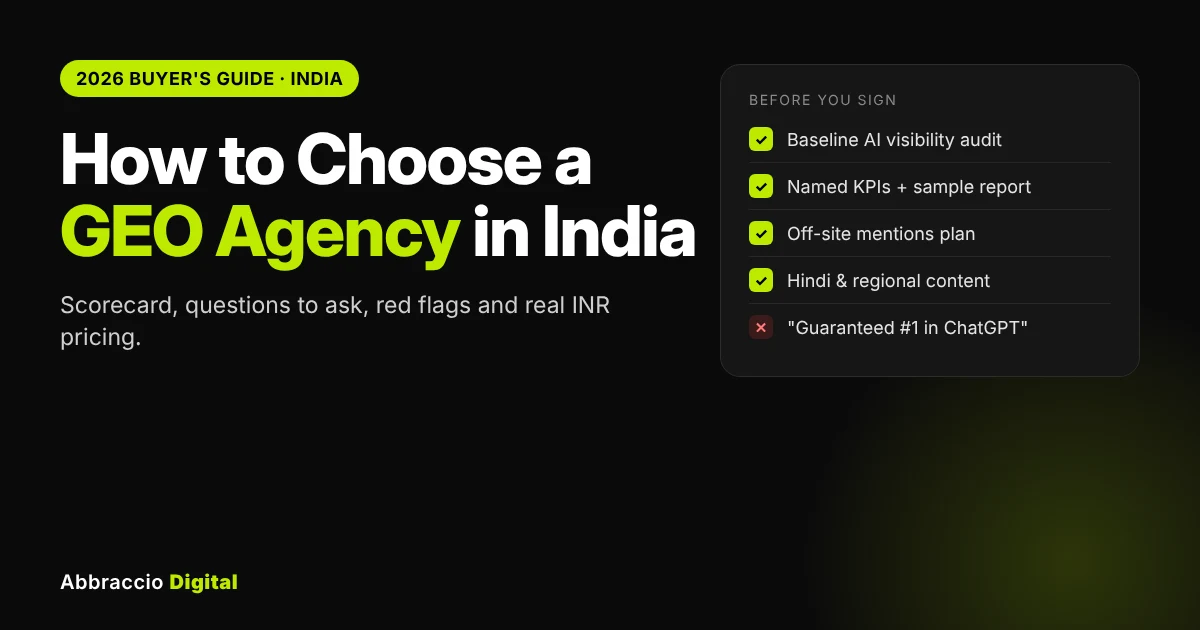 geo agency india